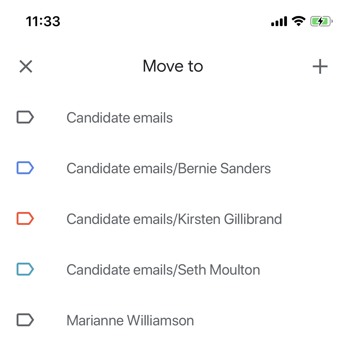 Folders vs labels in gmail